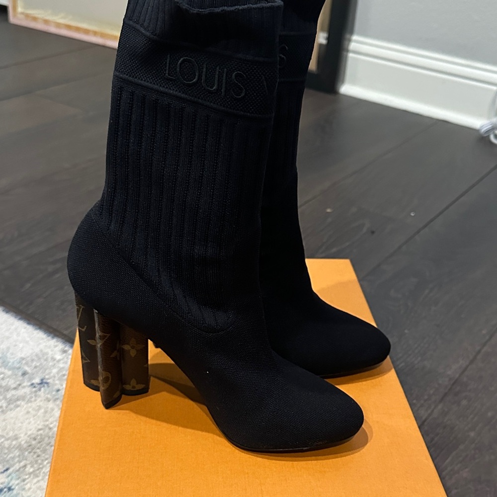 Louis Vuitton Block Heeled Boots